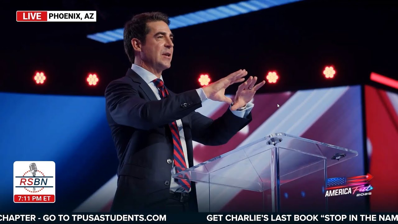 WATCH: Jesse Watters speaks at TPUSA's AmericaFest Conference Day Three. - 12/20/2025