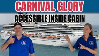 Carnival Glory Accessible Inside Cabin 6311 | Tall Man's Cruise Adventures