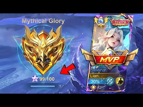 GLOBAL SELENA LAST MATCH IN MYTHICAL IMMORTAL! INSANE BUILD AND ROTATION THAT YOU SHOULD TRY!!🔥