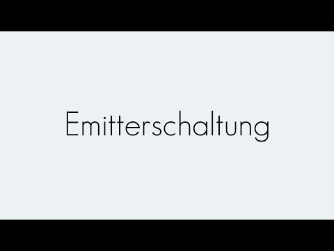 Emitterschaltung | Bipolar Transistor | Begriffserklärung