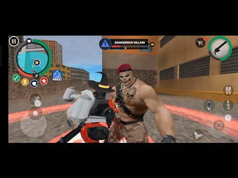 😱🤩 rope Hero vice town game on all amazing 😍 granat attack