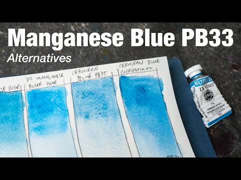 Alternatives for Manganese Blue PB33