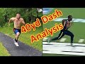40yd Dash Comparison: Alec Enkiri vs. John Ross