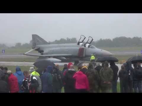 German Air Force F-4F Phantom Cartridge Start @ Wittmund Phantom Pharewell Spottersday 28-06-2013
