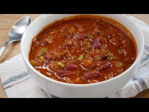 Das beste hausgemachte Chili-Rezept 🔥 | Einfaches, leckeres Wohlfühlgericht