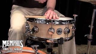 Video thumbnail for DW 14x5 Collector's Series Standard Maple Snare Drum (DRSO0514SSC) by Memphis Drum Shop