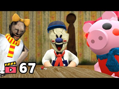 Granny vs Piggy vs Ice Scream vs Huggy Wuggy - funny horror animation (Compilation #67)