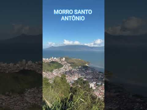 Lindo céu azul - visão do morro do santo Antônio em Caraguatatuba
