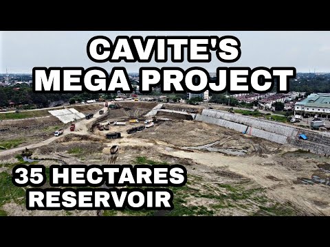 IMUS RETARDING BASIN UPDATE AERIAL VIEW#BUILDBUILDBUILD#DPWH#IMUSRETARDINGBASIN