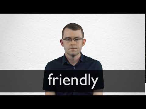 Friendly definition and meaning | Collins English Dictionary
