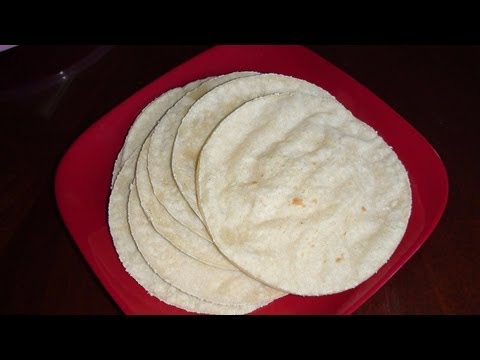 Homemade Corn Tortillas Recipe Video- Mexican Cuisine Recipes by Bhavna