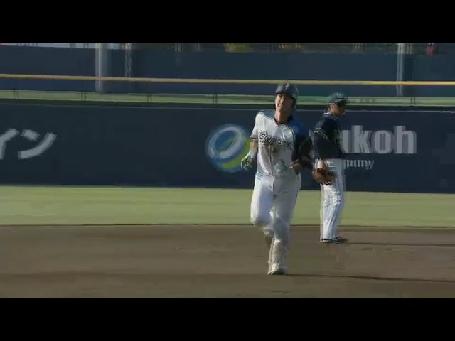 【ファーム】ファイターズ・ 渡邉 勝ち越しのソロホームラン!! 2018/3/31 F-S(ファーム)