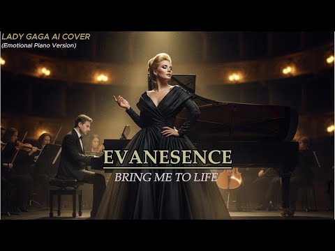 Evanescence - Bring Me To Life | LADY GAGA AI Cover (Emotional Piano Version)
