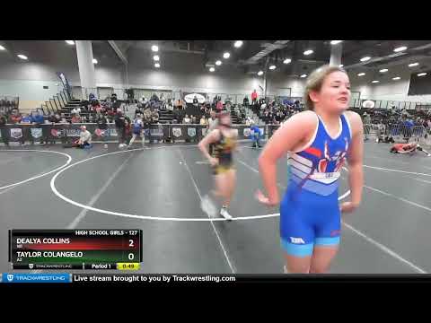 127 Lbs Semifinal - Dealya Collins, WI Vs Taylor Colangelo, AZ 1464