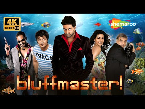 Abhishek Bachchan,  Priyanka Chopra, Ritesh Deshmukh, Nana Patekar's Epic Film - BLUFFMASTER [4K TV]