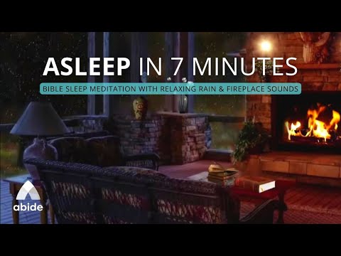 Asleep in 7! [Bible Meditation + Relaxing Rain]