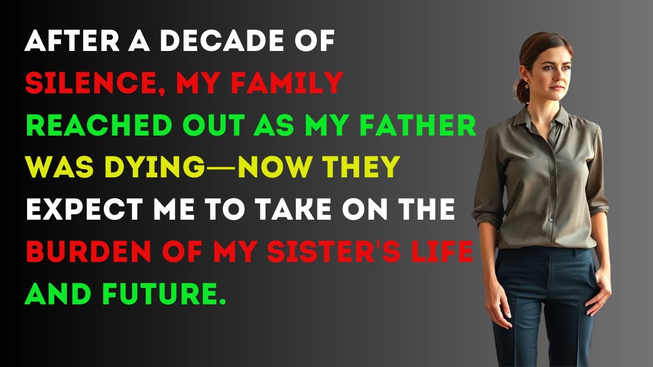 After a Decade of Silence, My Family Reached Out as My Father Was Dying Now They Expect Me to Take..