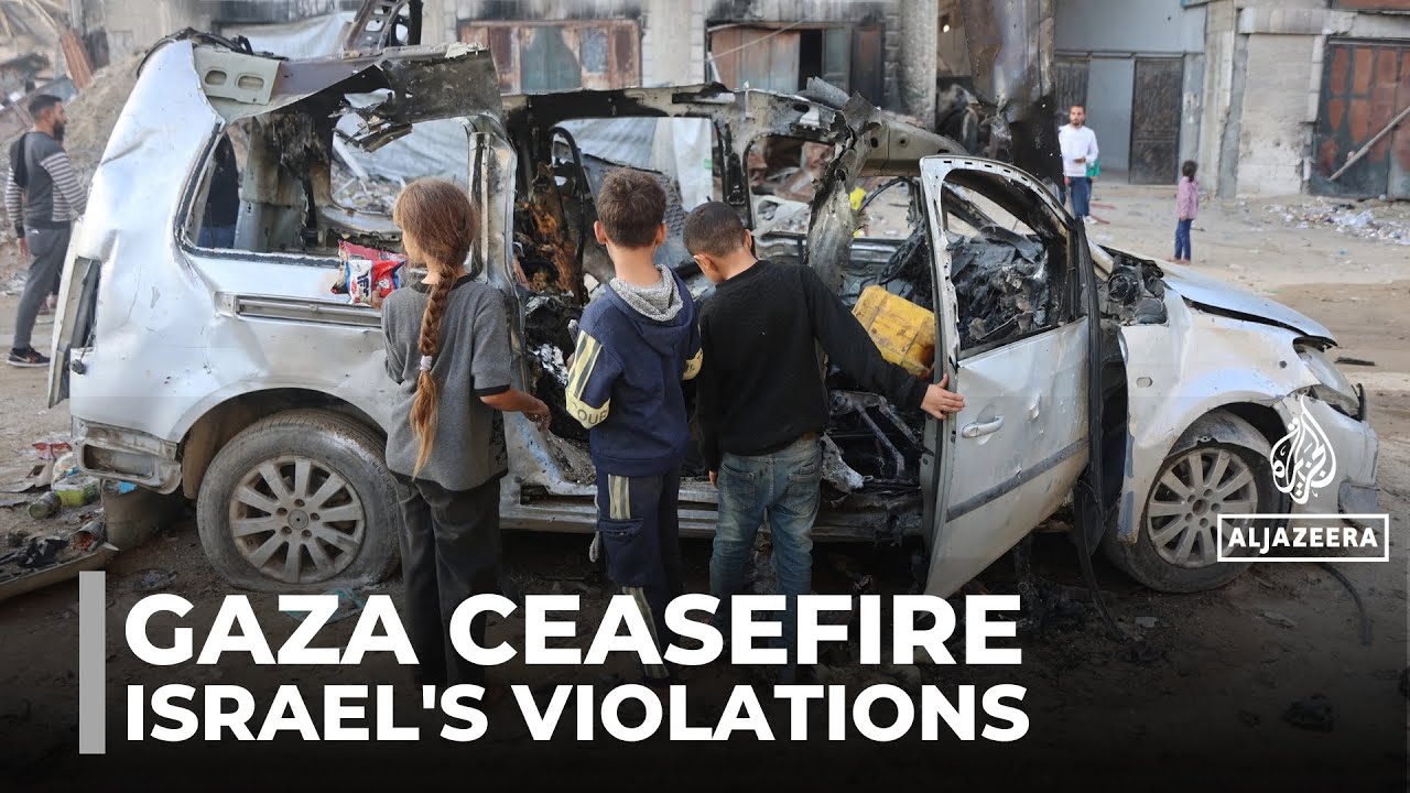 Israeli ceasefire violations: More than 20 Palestinians killed in wave of strikes