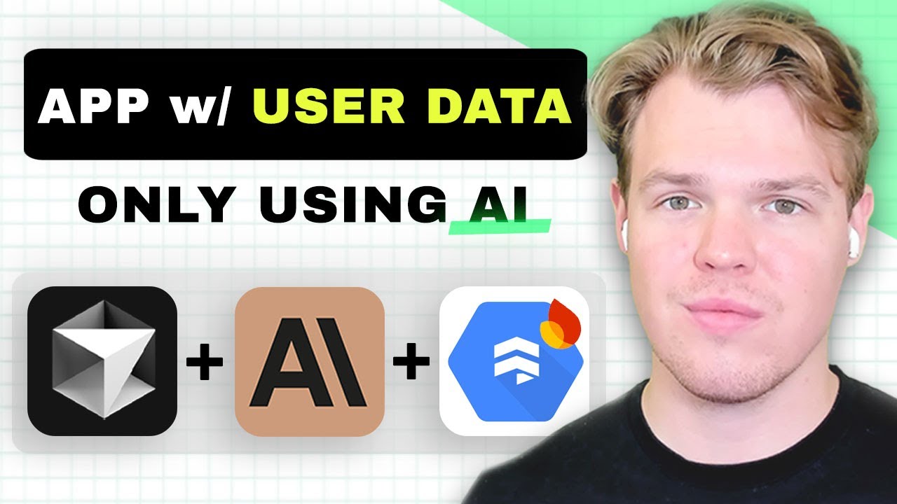 Build an app with User Database using AI in 39 min (Cursor AI, Claude AI, Firebase Firestore)