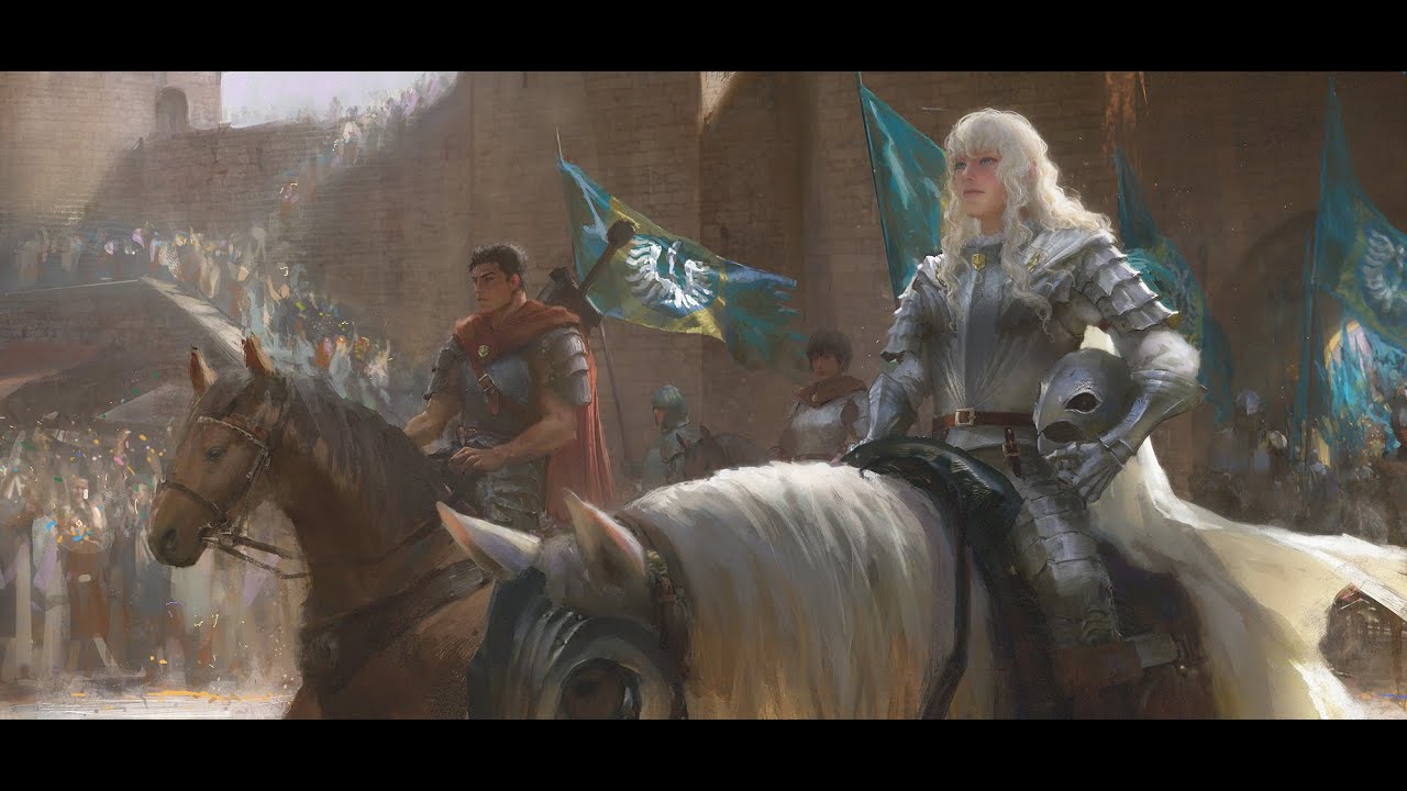 Meditating with the Band of The Hawk in Berserk | Guts, Griffith and Casca | Ambience | 1 hour