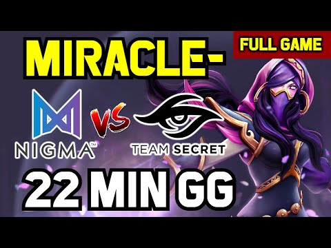 Miracle- MID Templar Assassin OWNAGE vs Team Secret - ESL One Summer 2021