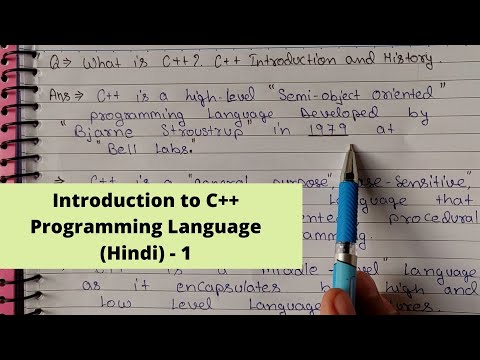 Introduction to C Programming Language Hindi C Tutorial 1