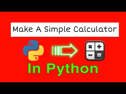 Make a simple calculator using Python