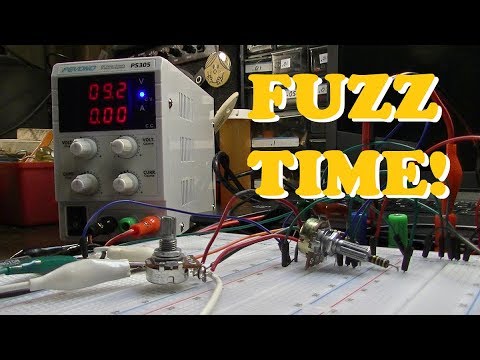 Breadboarding a Fuzz Pedal Circuit and Pevono PS305 Power Supply Test