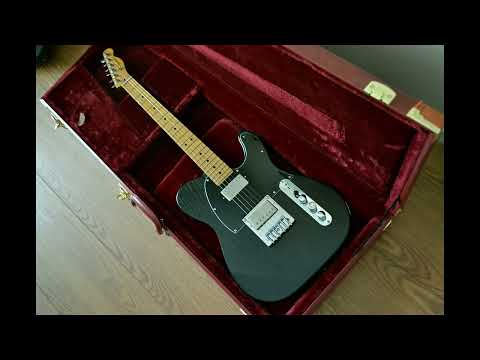 Custom Build HH Tele-Style w/Black Ceruse Nitro Finish & Seymour Duncan Antiquity Alnico II PUs image 11