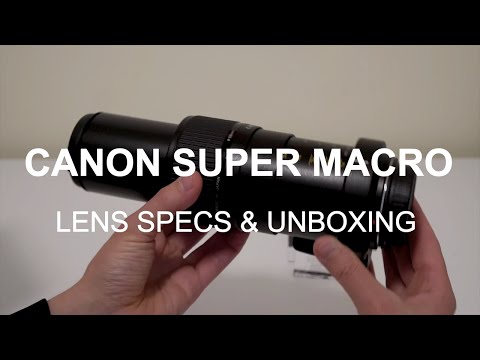 Canon MP-E 65mm f/2.8 Macro Lens - Unboxing & Specs