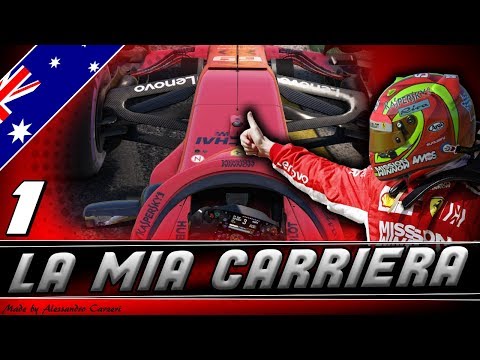 LA MIA CARRIERA: F1 AUSTRALIA #1 - LA PRIMA GARA
