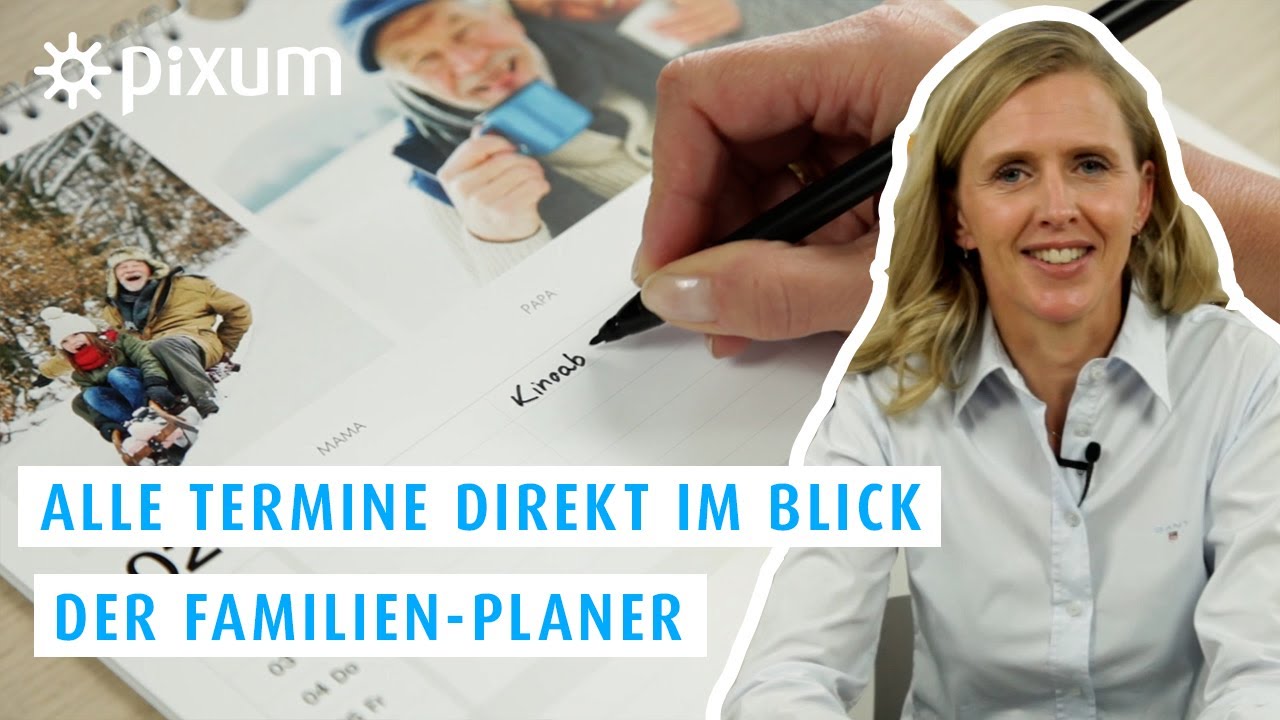 Video-Tutorial zur Erstellung deines Familienkalenders.