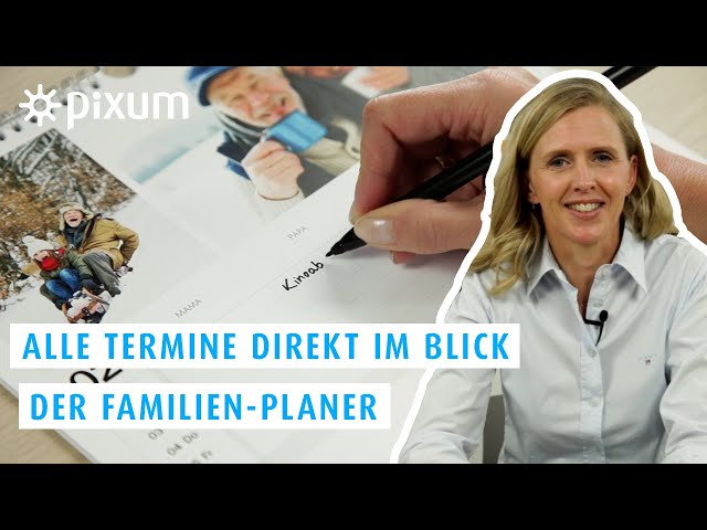 Video-Tutorial zur Erstellung deines Familienkalenders.