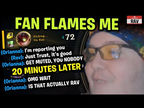 Fan Flames My Pick In Champ Select | Apologizes Later