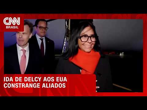 Ida de Delcy Rodríguez aos EUA constrange aliados no continente | CNN 360°