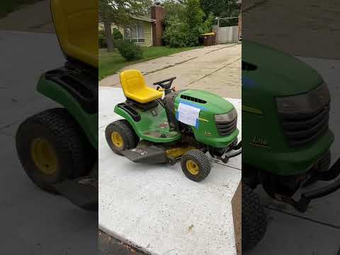 How to pick up free lawn mowers #lawnmower #johndeere