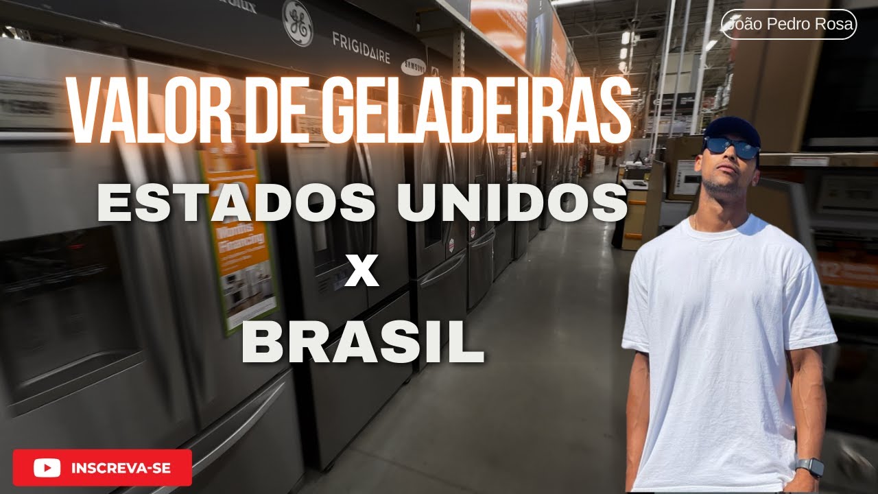 VALOR DE GELADEIRA NO ESTADOS UNIDOS!