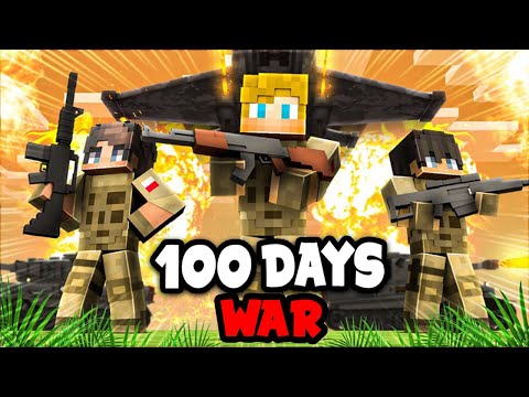 Joshemve - I Spent 100 Days on a WAR SMP SERVER in Minecraft... This is What Happened...