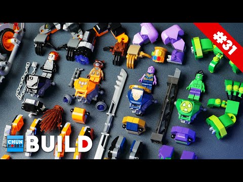 LEGO Speed Build! Marvel Mech Armor Collection 2023 | LEGO Marvel Super Heroes | Beat Build
