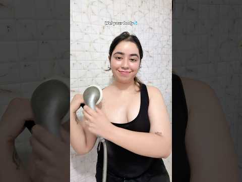 Bath routine for smooth skin🎀🫧🧽✨