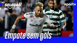 SANTOS EMPATA COM O CORITIBA EM CASA NA ESTREIA DA COPA DO BRASIL | SELEÇÃO SPORTV | sportv