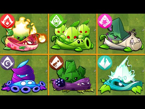 Random 6 Best Team Plant Power-Up vs PvZ2 Final Boss Fight! - PvZ 2 Every Vine & Mint Plant