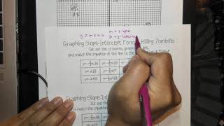 Graphing Lines & Killing Zombies Worksheet