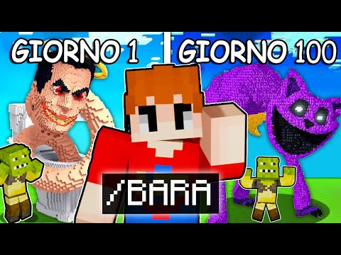 HO BARATO PER 100 GIORNI nelle BUILD BATTLE fino A FAR IMPAZZIRE IL MIO AMICO su MINECRAFT!