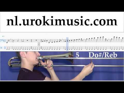 Tromboneles Luis Fonsi - Despacito Muzieknoten Cursus Deel#1 um-a374