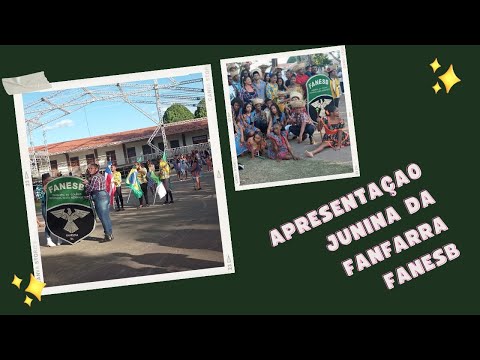 Apresentação Junina da Fanfarra Fanesb em Comemoração ao aniversário da cidade de Amargosa Ba