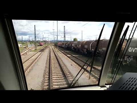 Führerstandsmitfahrt auf einem Vectron durch den Mannheimer Rangierbahnhof