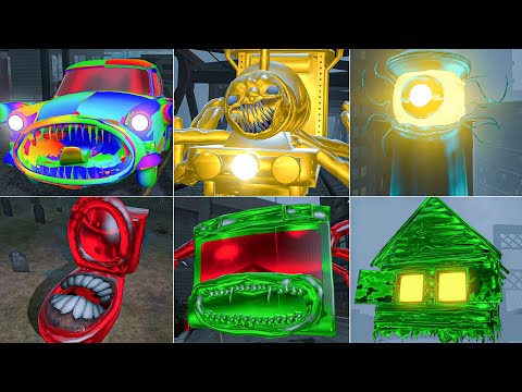 DIAMOND and RUBY CAR EATER, BUS EATER, LIGHTHOUSE, CHOO-CHOO CHARLES