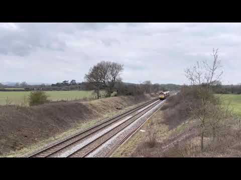 DB Cargo 66185, 66133 and 66165 at Bonemill Lane 20/03/21