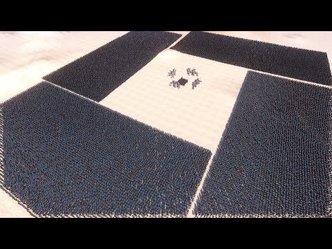 Giant Ogre Lord Help Moden Soldiers Defense Run Zombie Attack - Ultimate Epic Battle Simulator